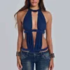 6AM Cut Out Bodysuit in Midnight