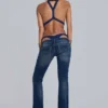 6AM Cut Out Bodysuit in Midnight