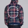 Adrenaline Checked Zip Hoodie