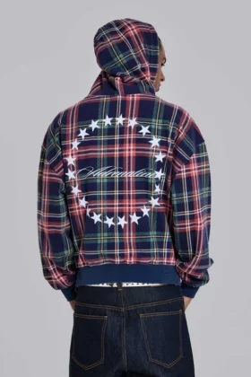 Adrenaline Checked Zip Hoodie