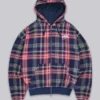Adrenaline Checked Zip Hoodie