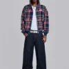 Adrenaline Checked Zip Hoodie