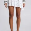 Aerea Burnout Polkadot Mini Skirt