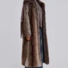 Agyness Brown Faux Fur Coat