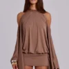 Alula Embellished Butterfly Mini Dress