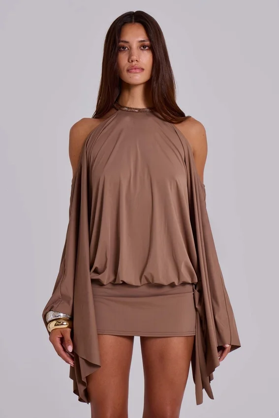 Alula Embellished Butterfly Mini Dress