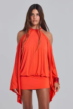 Alula Embellished Tropical Mini Dress