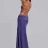 Amara Strappy Maxi Dress with Metal Trims