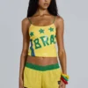 Amerela Airtex Mini Shorts