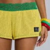 Amerela Airtex Mini Shorts
