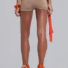 Areca Hand Embellished Mini Shorts