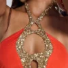 Areca Sequin Halter Top