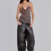 Ash Faux Leather Colossus Trousers