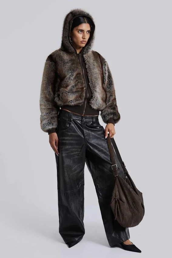 Ash Faux Leather Colossus Trousers