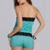 Ashlee Polkadot Lace Mini Shorts