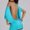 Azurae Studded Backless Top