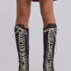 Black Brooke Boxing Boot