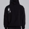Black Devoted Patch Hoodie