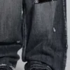 Black Eroded XL Colossus Jeans