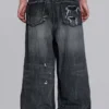 Black Eroded XL Colossus Jeans