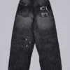 Black Eroded XL Colossus Jeans