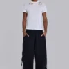 Black Gothic Print Baggy Monster Joggers