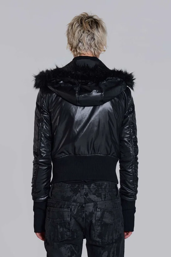 Black Mercury Puffer Jacket