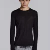 Black Mist Long Sleeve Top