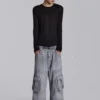 Black Mist Long Sleeve Top
