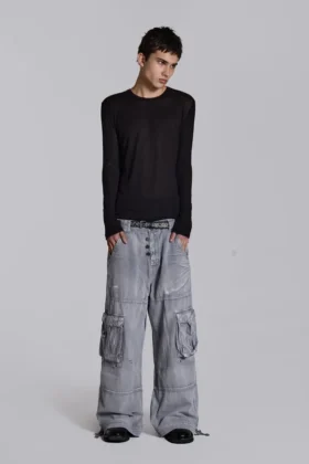 Black Mist Long Sleeve Top