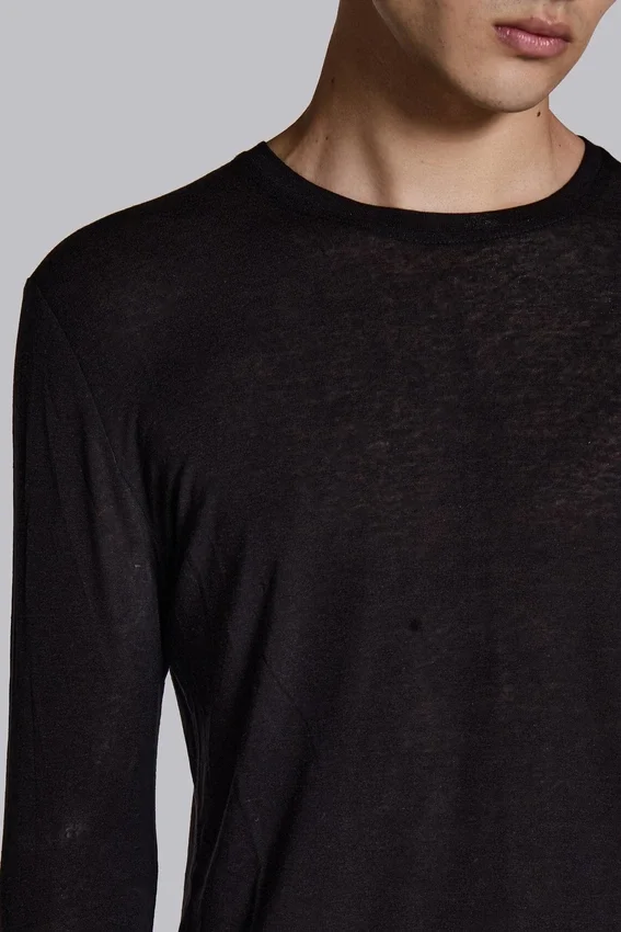 Black Mist Long Sleeve Top