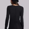 Black Mist Mini Dress