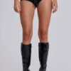 Black No.13 Football Mini Shorts