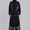 Black Panelled Vapor Jacket