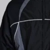 Black Panelled Vapor Jacket