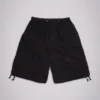 Black Parachute Cargo Baggy Shorts