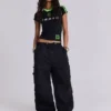 Black Parachute Cargo Pants