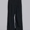 Black Pinstripe Goliath Suit Pants