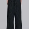Black Pinstripe Goliath Suit Pants