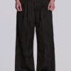 Black Pinstripe Goliath Suit Pants