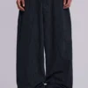 Black Pinstripe XL Colossus Jeans