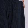 Black Pinstripe XL Colossus Jeans