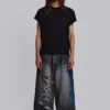 Black Spike Airbrush XL Ripped Colossus Jeans
