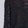 Black Stray Knit