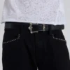 Black Strike Metal Belt