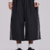 Black Vapor 3/4 Shorts