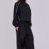 Black Vapor Tracksuit Bottoms