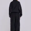 Black Vapor Tracksuit Bottoms