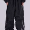 Black Vapor Tracksuit Bottoms