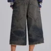 Blue Cinch Back Colossus Jorts
